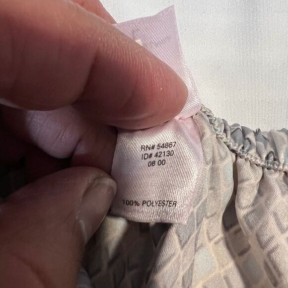 Victorias Secret Gray Snake Print Satin Pajama Set Tank Top & Pants Loungewear L - Picture 12 of 15